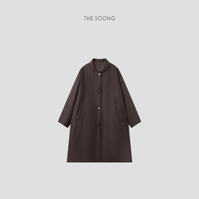 THESOONG|"零压御寒"韩国进口面料保暖廓形感中长款棉服外套HWWT8376