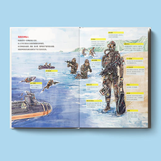 《深蓝舰队·海军科普绘本》(全3册) 商品图2