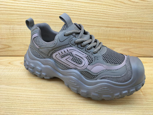 2024秋季新款豪行女鞋24301016皮网舒适软底防滑运动休闲单鞋 商品图1