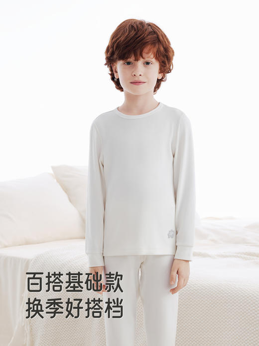 英氏儿童内衣桑蚕丝长袖内搭秋冬男童女童睡衣裤新款YLTAJ3R032A YLTAJ3R033A YLMAJ3R012A 商品图3