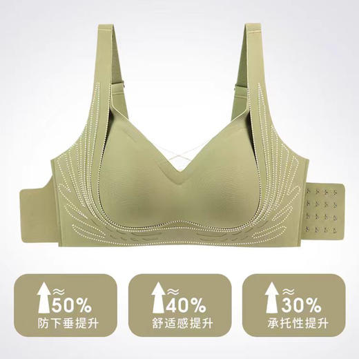 买一送一！！！【稳提拉 防下垂】QIUBAN秋板第4代提拉条轻塑文胸 立体承托 W型软支撑 向上提拉 显胸更透气 商品图2