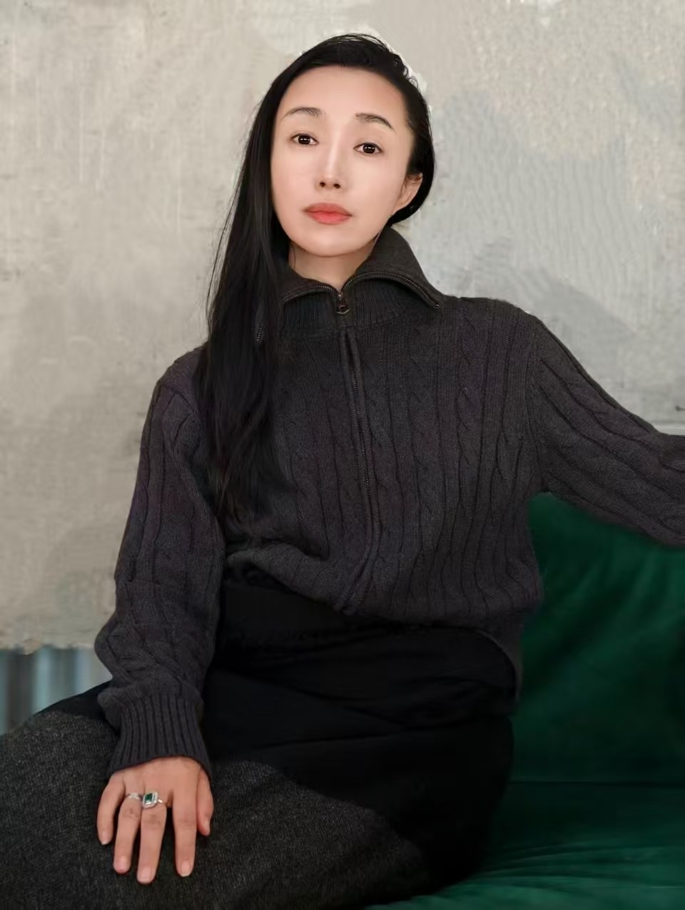 【12.11上新】2色拉*劳*修身绞花全拉链针织衫·LSQ