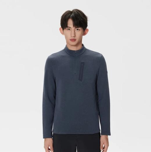 贸易代工刚到的新订单!Kl小树立领抓绒保暖半拉链夹克衫！  树苗保暖衣 商品图2