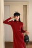 amadella 红色修身针织长款连衣裙 21780 商品缩略图2