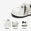 千百度厚底休闲板鞋女2026春季新款增高小白鞋时尚透气运动休闲鞋A26156171 商品缩略图3