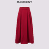 MAXRIENY【商场同款-节庆穿搭新年红】MAXRIENY复古收腰半裙中长裙(货号:MC85SK790) 商品缩略图4