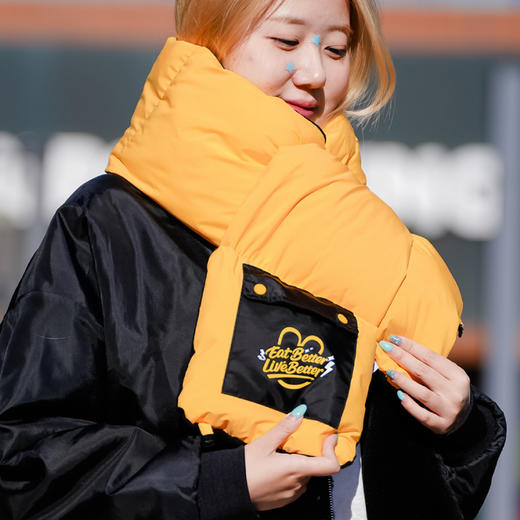 2025秋冬系列团团暖绒绒围巾 商品图1