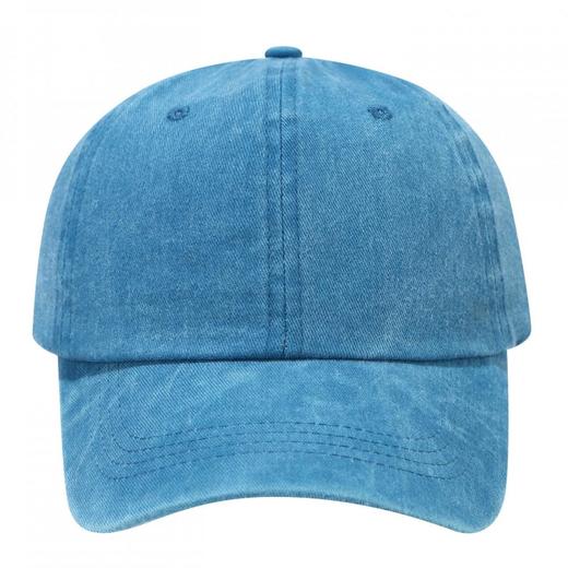 纯棉水洗帽成人可调节金属调扣六片帽棒球帽鸭舌帽2020-1 商品图1