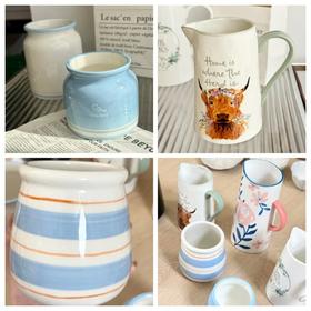 【出口餐具尾单-福利专场】花瓶奶罐系列合集✨经典瓶型、复古雕花【CJ18】