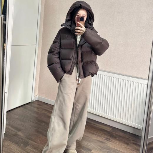 秋冬短款云朵泡芙羽绒服 | 90白鸭绒填充 轻盈保暖蓬松 不显臃肿 防风防水 经典百搭 商品图10