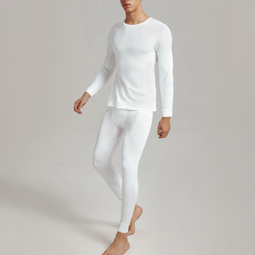 TAGX探观海豚绒保暖内衣套装2.0男款2025年新款圆领秋衣秋裤套装 商品图4