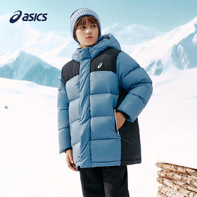 ASICS/亚瑟士儿童25年中长款羽绒服蓄热保暖柔软舒适百搭防泼水