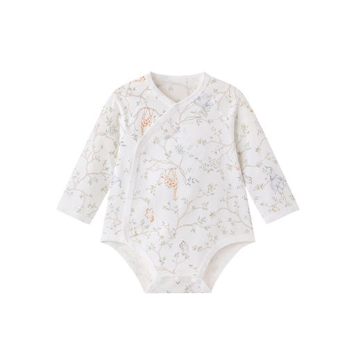 【商场同款】英氏婴儿宝宝裆蛤四季新生儿长袖哈衣包屁衣新品 商品图4