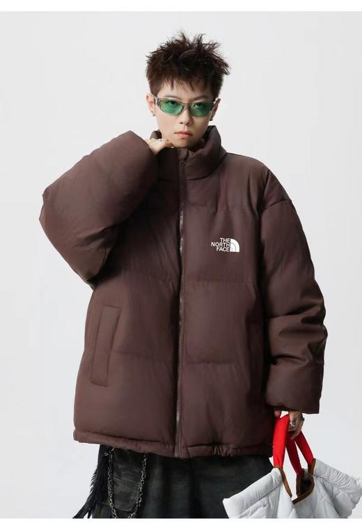 D121029简单大方拼色设计防风防水羽绒棉衣棉服 商品图0