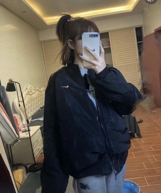 正反面都可以穿搭、男女同款 奈克复古正反双面穿菱格羽绒棉服   商品图0