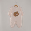 【曲奇萌熊长袖斜襟哈衣】婴幼儿0-2 岁长袖连体衣男女宝通用纯棉防风保暖透气棉基础款打底 商品缩略图2