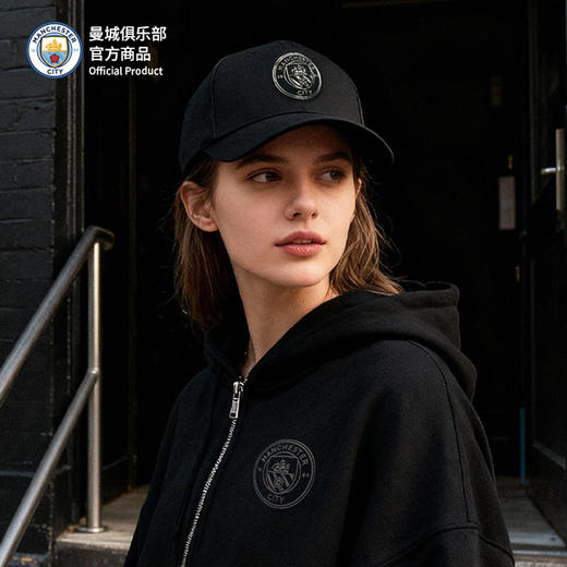 【官方正版】曼城俱乐部 | 黑色棒球帽男女款休闲帽百搭时尚 商品图1