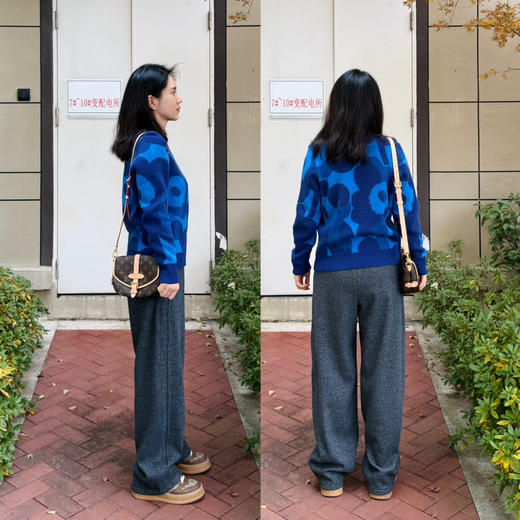 25冬--花纱线雕小直筒加绒镰刀裤【包邮+三天无理由退换】 商品图10