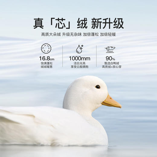 【年货节】熙世界奶呼呼杏色短款羽绒服女冬2025新款休闲落肩立领面包服外套 商品图2