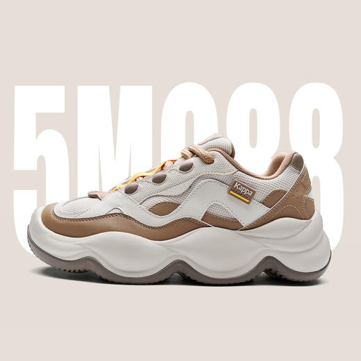 Kappa 厚底老爹鞋男女复古运动鞋新款轻便休闲面包鞋子K0GW5MC88 商品图4