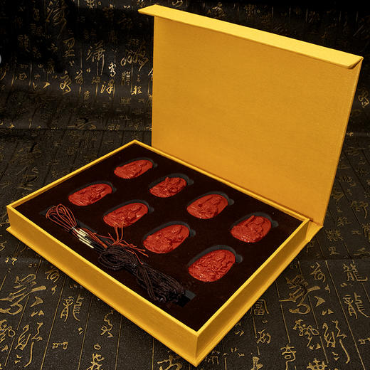 本命佛八大守护神朱砂吊坠套装 商品图3