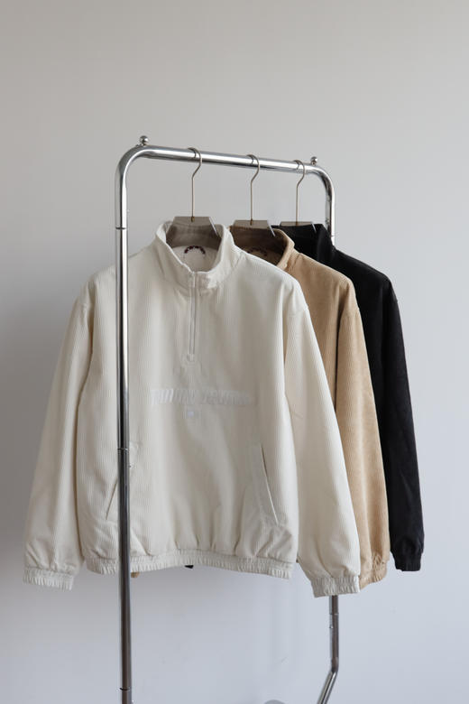 T.H 元单 宽松灯芯绒半拉链夹克 WT942 商品图3