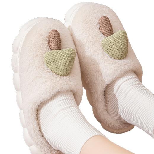 「加厚毛绒！男女同款」棉拖鞋居家保暖新款室内舒适毛绒棉拖冬季家用冬天蘑菇型拖鞋 商品图4