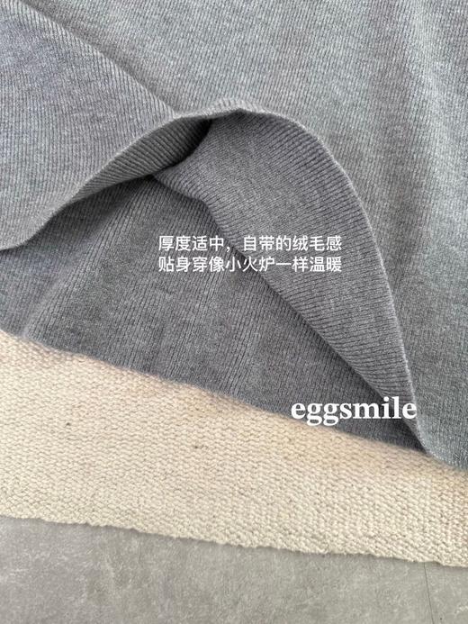 【2件到手139元】Eggsmile 16色经典半高领绵软打底衫 多色可选长袖休闲简约百搭上衣内搭 商品图6