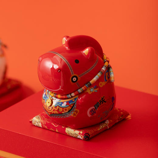 【一群朋友】2026 骐骥驰聘·暴富马新年红办公杯套组 商品图8