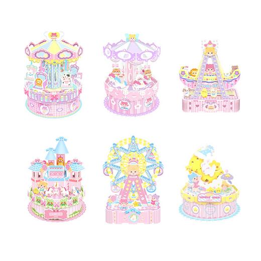 魔法城堡音乐盒DIY手工拼装积木模型-纪念日百货门店同款168495393 商品图1