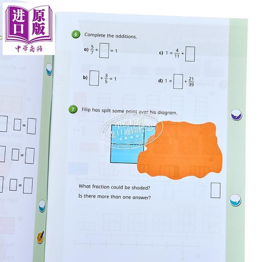 预售 【中商原版】英国白玫瑰数学练习册四年级春季套装4册 White Rose Math Year 4 Spring Block 1-4 小学乘除法分数学习英文原版 商品图2