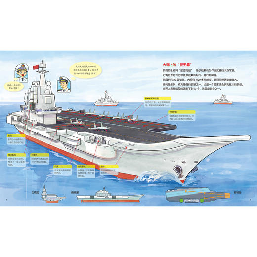 《深蓝舰队·海军科普绘本》(全3册) 商品图8