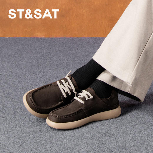 星期六男士都市休闲百搭牛皮鞋SSD3122024 商品图4