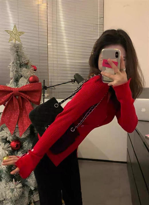 <曾小咸推荐>不规则交叉针织衫 日常129.99 立减60 前600单秒杀69.99！！【预售款，预计3-15天发货】 商品图10