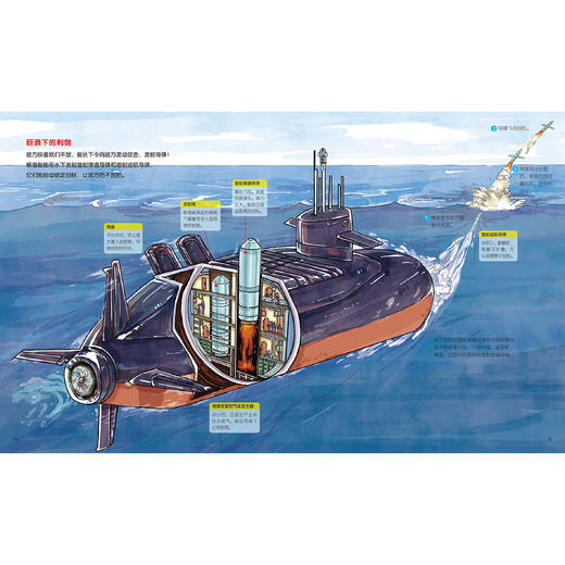 《深蓝舰队·海军科普绘本》(全3册) 商品图5