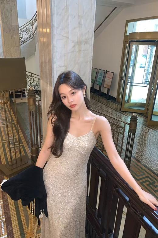 ELLA JADE 名媛千金性感晚礼服吊带亮片连衣裙 21977 商品图2