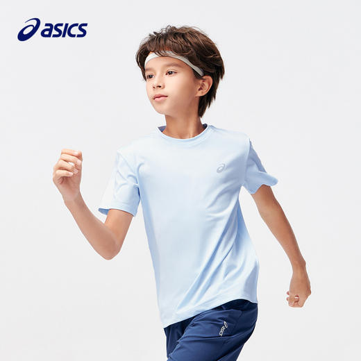 ASICS/亚瑟士童装2024夏季男女儿童吸湿速干柔软舒适凉感短袖T恤 商品图0