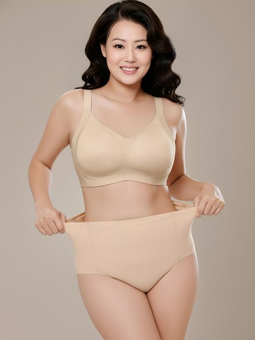 一周发货💖【抑菌高腰无痕 三角内裤】升级版，一体裁剪 无痕塑形包臀 防夹臀不卡裆！一片式无痕裁剪 亲肤腰头 无痕包裹腹部肉肉，裸感裤口 ，瞬间提拉臀部曲线，舒适由内而外，清凉透气，细腻丝滑 亲肤面料 商品图7