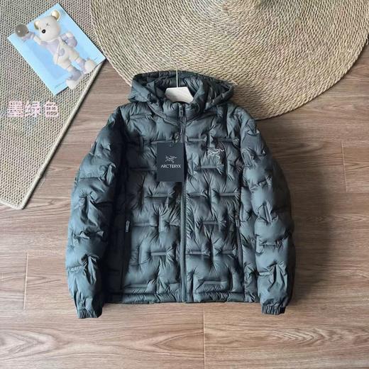 D121024户外通勤轻薄羽绒棉服男款轻量保暖不臃肿连帽外套 商品图3