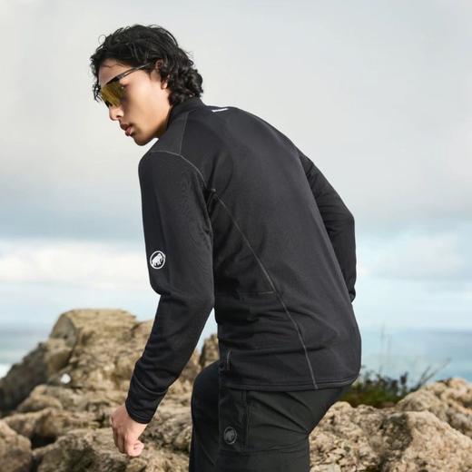 大象🐘Aenergy男士户外吸湿速干排汗半拉链舒适骑行长袖T恤 商品图2