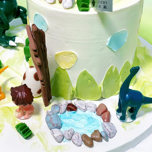 儿童款【欢乐恐龙乐园】1.5磅 香草奶油芒果夹心口味 商品图4