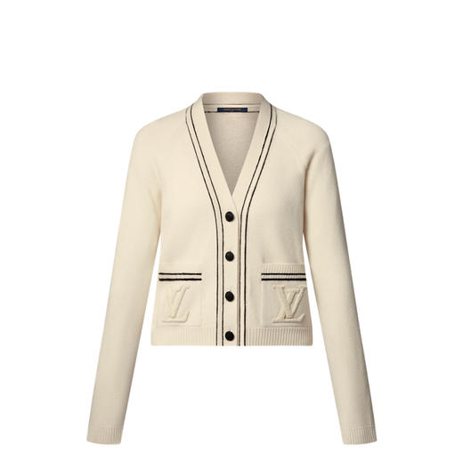 L-S 口袋字母羊绒羊毛开衫 商品图0