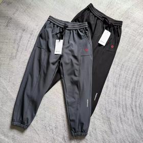 D121009加绒加厚红标logo束口休闲裤运动裤男士长裤