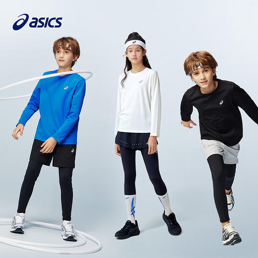 ASICS/亚瑟士童装25年冬季儿童吸湿排汗长袖T恤蓄热保暖基础百搭 商品图4