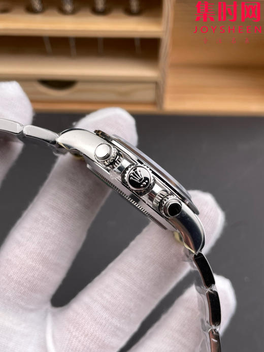 劳力士宇宙计型m116509 VS迪通拿4130配重版 VS配重版蓝钢迪 蓝色盘 丹东4130一体机 男士腕表 表径40mm 商品图3