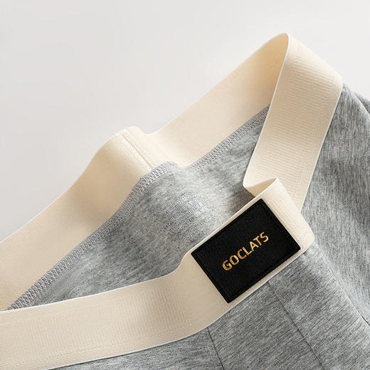 XN-ML258  【1条】橡筋款男士内裤纯棉平角裤透气男款舒适四角男生短裤 商品图3