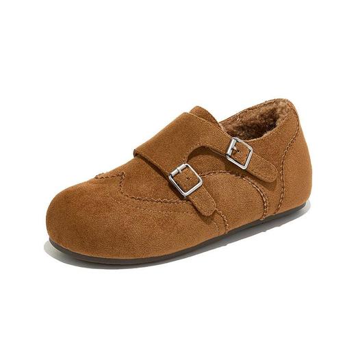 内增高3.5cm加绒毛毛鞋女2025冬季新款轻奢高级感乐福鞋保暖单鞋 商品图2