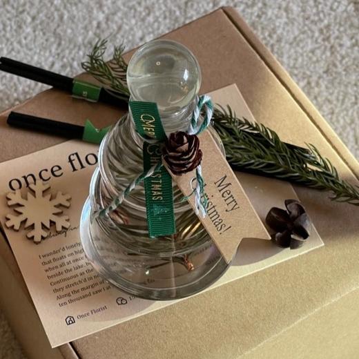 圣诞节的专属圣诞香薰🌟木质文艺风【纯手工定制圣诞树无火香薰】复古文艺风圣诞礼物🎄✅小小的仪式感！又可爱又实用 商品图1