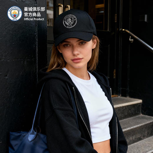 【官方正版】曼城俱乐部 | 黑色棒球帽男女款休闲帽百搭时尚 商品图2