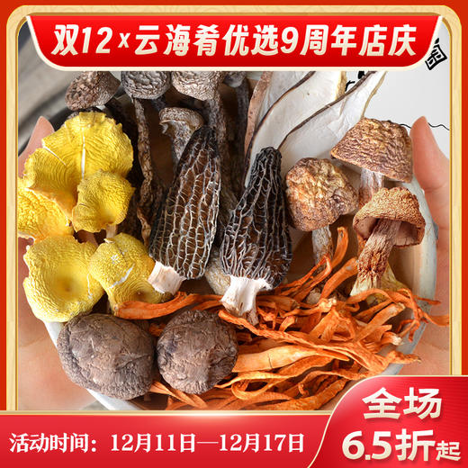 【云南野生菌菌汤包】羊肚菌养胃菌汤包 拾菌汤包 菌菇汤料包70g/袋 4种规格任选 商品图0